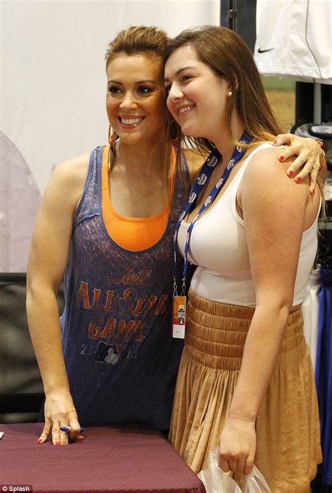 alyssa milano arms|More.